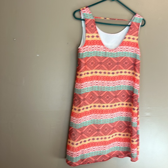 3/$25 Rachel Kate Sleeveless Colorful A-Line Dress. Size Small - Picture 2 of 9